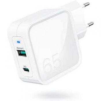 FastCharge GaN 65W USB‑C Power Bank con Due Porte