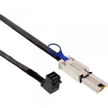 InLineÂ® 21985 Cavo Mini SAS, SFF-8643 a SFF-8088, 1 m, Connettore Dritto, Nero