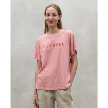 Camiseta Kemi rosa de Ecoalf para mujer