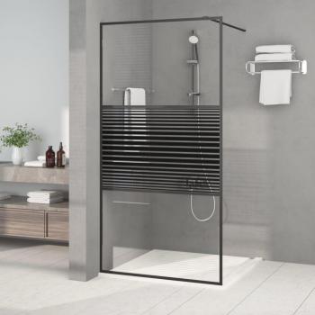 VidaXL Modern Walk-in Shower Wall 100x195 cm with Clear Glass