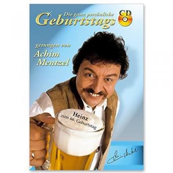 Die individuelle Geburtstags-CD von Achim Mentzel