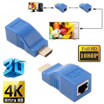 Cable Extensor HDMI a RJ45 Dual 1080p