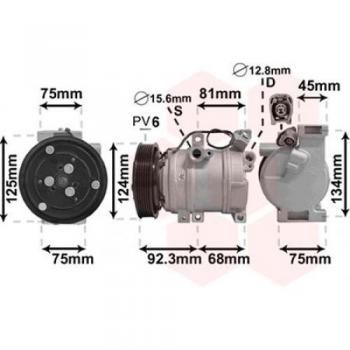 VanWezel 2700K219 Compresseur Climatisation