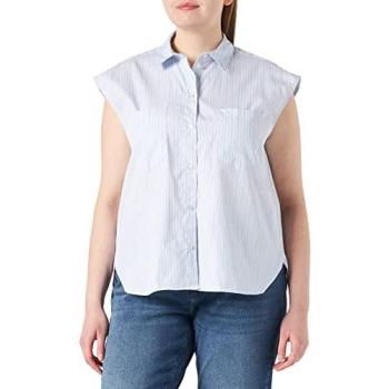 Jack & Jones Women's Slim Fit Etta Sleeveless Top – Striped White