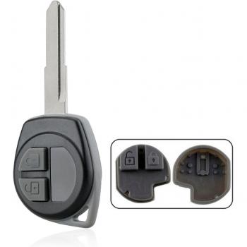 QWMEND 2-Button Remote Key Case for Suzuki Ignis Alto SX4 Vauxhall Agila 2005