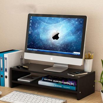 Tablette de bureau en bois pour écran