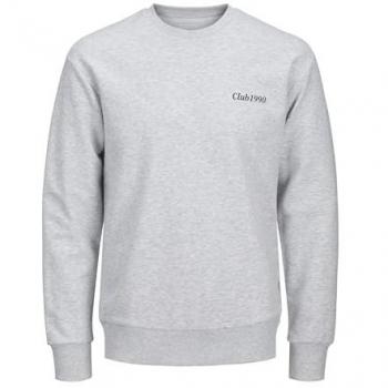 Men’s Bradley White Melange Graphic Sweater (M)