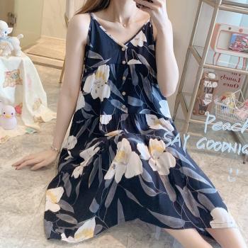 Plus Size Summer Sleepwear Nightgown