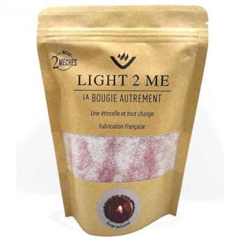 Bougie En Poudre La Bougie Autrement 250 g, Rouge Pailleté