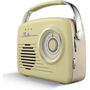 Akai A60014VSG Nostalgic 1950s AM/FM Radio Sage Green