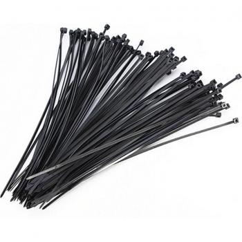 Schwarzes Kabelbindergürtel Set – 100mm selbstverriegelnd, nylon
