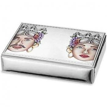 Set Argento PVD Linea I Mori con Placca di Colore