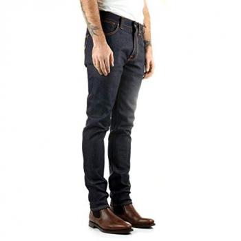 Nudie Jeans Lean Dean bleu marine