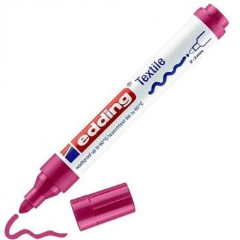 Edding Textilmarker edding 4500 creative Rundspitze 2-3mm karminrot