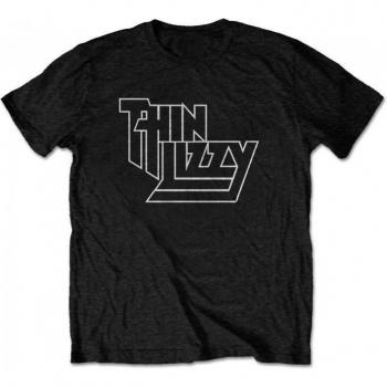 Thin Lizzy Erbschwarz Unisex Adult T‑Shirt mit Logo