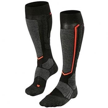 Falke SB2 W KH Damen‑Snowboard‑Socken – Schwarz, Größe 37‑38 (Black‑Mix 3010)