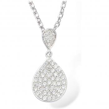 Lily Trésor Collar Plata 20x10 mm – L4600