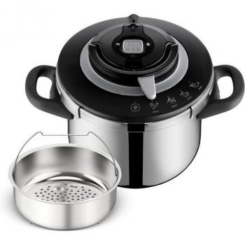 Tefal Clipso+ Chef 6L Schnellkochtopf mit Sicherheitsstufen