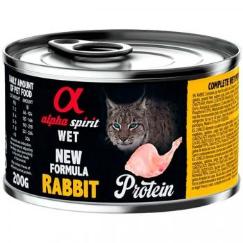 Alpha Spirit Gato Conejo Lata 6x200g
