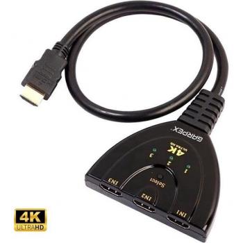 Switch HDMI 3→1 Garpex® 4K Ultra HD