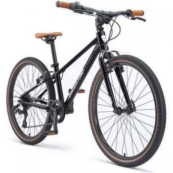 BIKESTAR Vélo Noir pour Enfant 8-9 ans