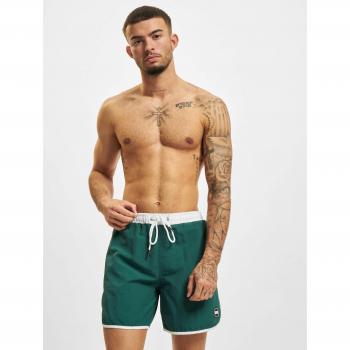 Short da bagno Urban Classics Bianco e Verde