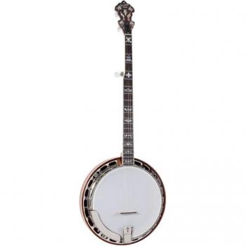 Recording King RK-Elite-75 Natural Brown Banjo