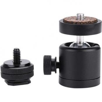 Mini Cabezal 360° con Tornillo de Montaje