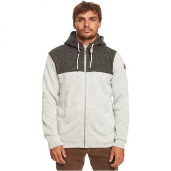 Quiksilver Felpa Zip Keller Light Grey Heather XS