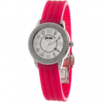 Reloj de Moda Follie para Mujer – 30 mm, Correa de PVC – WF5T003ZT