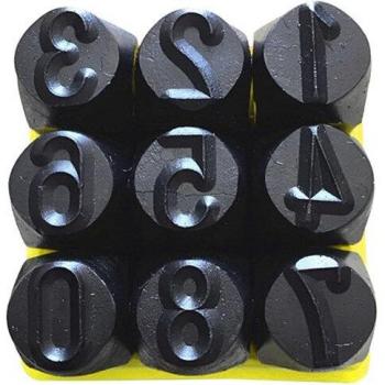 Hardened Steel Letter and Number Stamp Kit