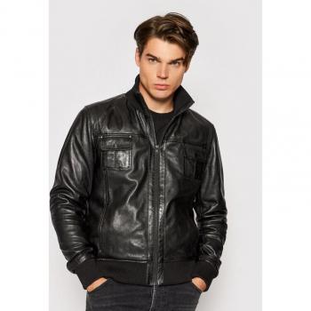 Dany Schwarz Lederjacke Regular Fit