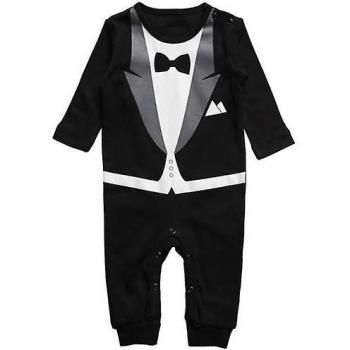 Bodysuit Tuxedo para Bebé Niño 12-18 Meses