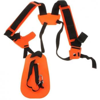 Bestoyard Sangle Rembourrée – Harnais Double Épaule pour Tondeuse & Coupe-Brosse, Orange