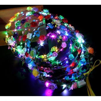 Coronas de Navidad con Luces LED