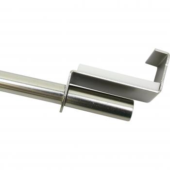 GARDINIA Vitragestange Spannvitrage titan Ø 9 mm ausziehbar Metall