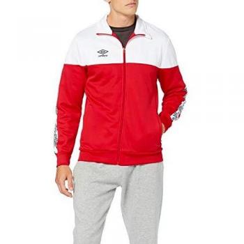 XL Men’s Umbro Nyassa Training Jacket (Red / White)