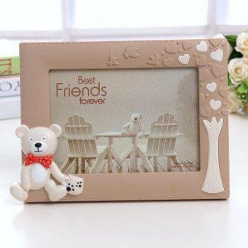 7 Inch Bear Themed Picture Frame