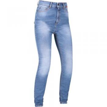 Jeans da moto Richa Second Skin per donna blu lavato 42