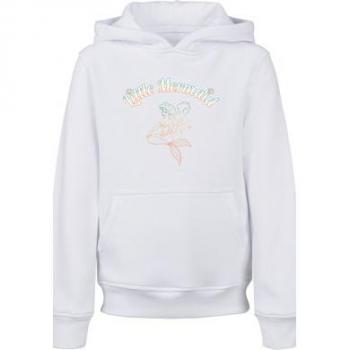 F4NT4STIC Hoodie Disney Arielle die Meerjungfrau Gradient für Mädchen, Größe 134/140, weiß