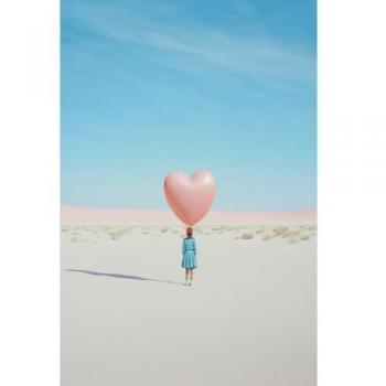 Peinture Imprimée Amour Épuré 65x97 cm