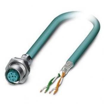 Phoenix Contact 1437708 Sensor-/Aktor-Einbausteckverbinder M12 Buchse, Einbau