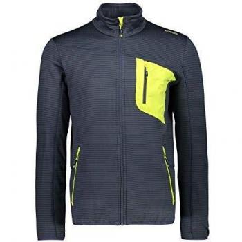 Full Zip GridTech Stretch‑Fleece Jacke – CMP Herren – 30 G (9687) – Cosmo – Größe 58