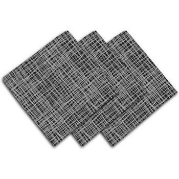 Soleil d'ocre Serviette de Table Galaxy 45 x 45 cm Noir