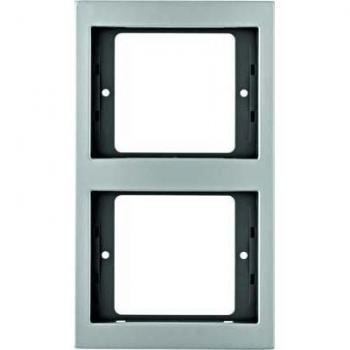 Berker Aluminium 2-Gang Frame 13237003