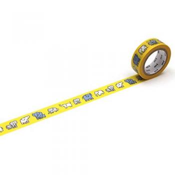 Bright Elephants Yellow Adhesive Strip
