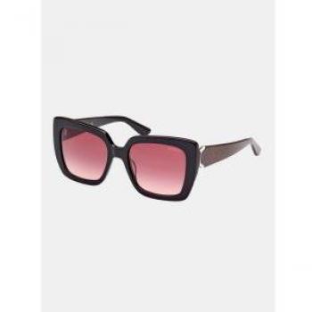 Guess Square Sunglasses with Bordeaux Gradient Lenses
