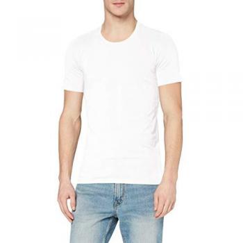 Stedman Clive Herren-T-Shirt, weiße Ringgesponnene Baumwolle, Crew Neck, Medium