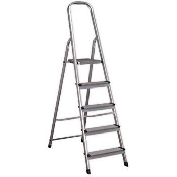 Aluminium Step Ladder 5 Tread EN131