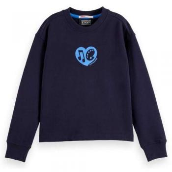 Sky Captain Front/Back Sweatshirt – 4 Years Female – Scotch & Soda